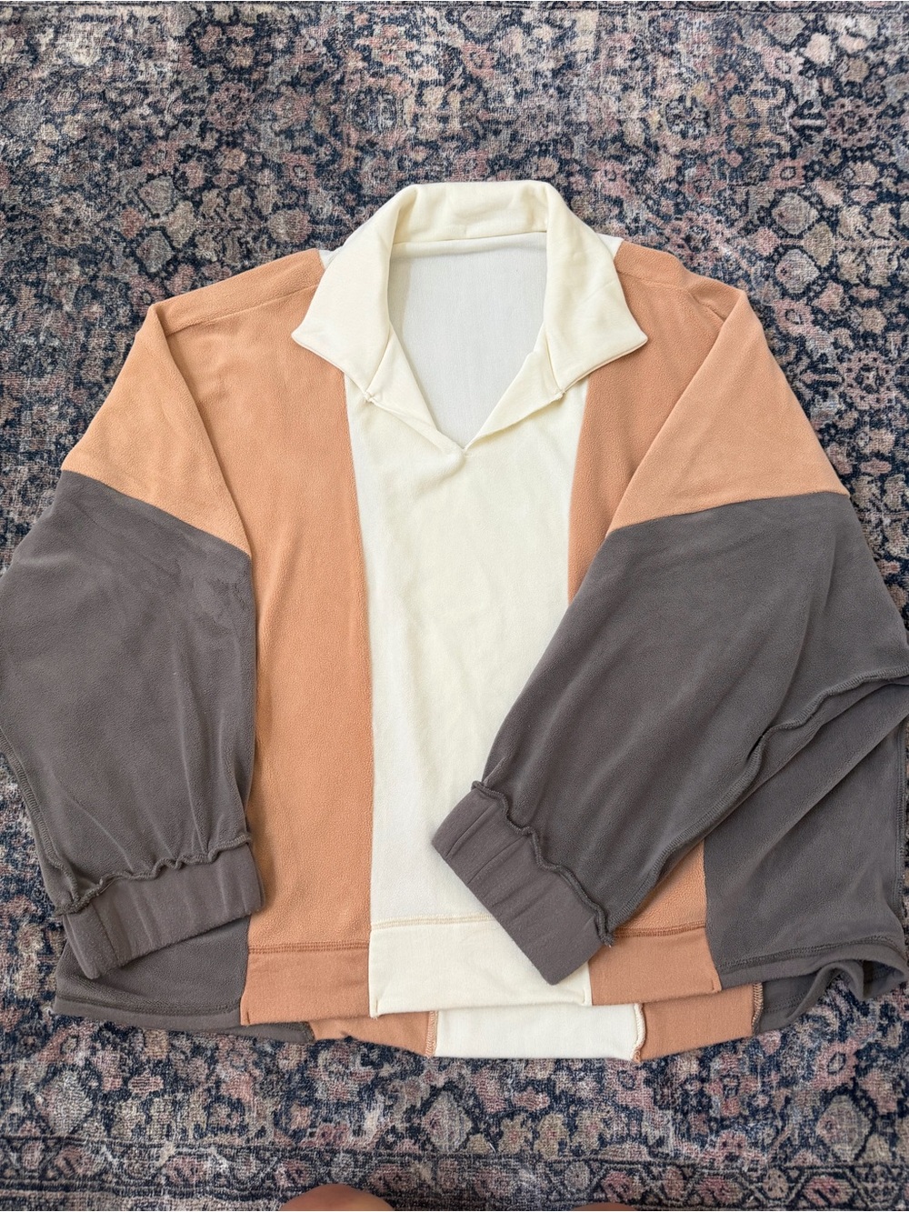 Colorblock sweater